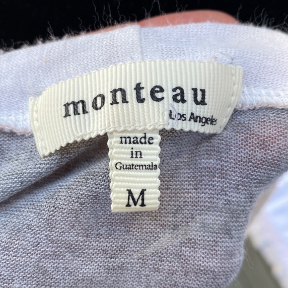 Monteau V-neck Button Up Cardigan Top - Picture 9 of 9